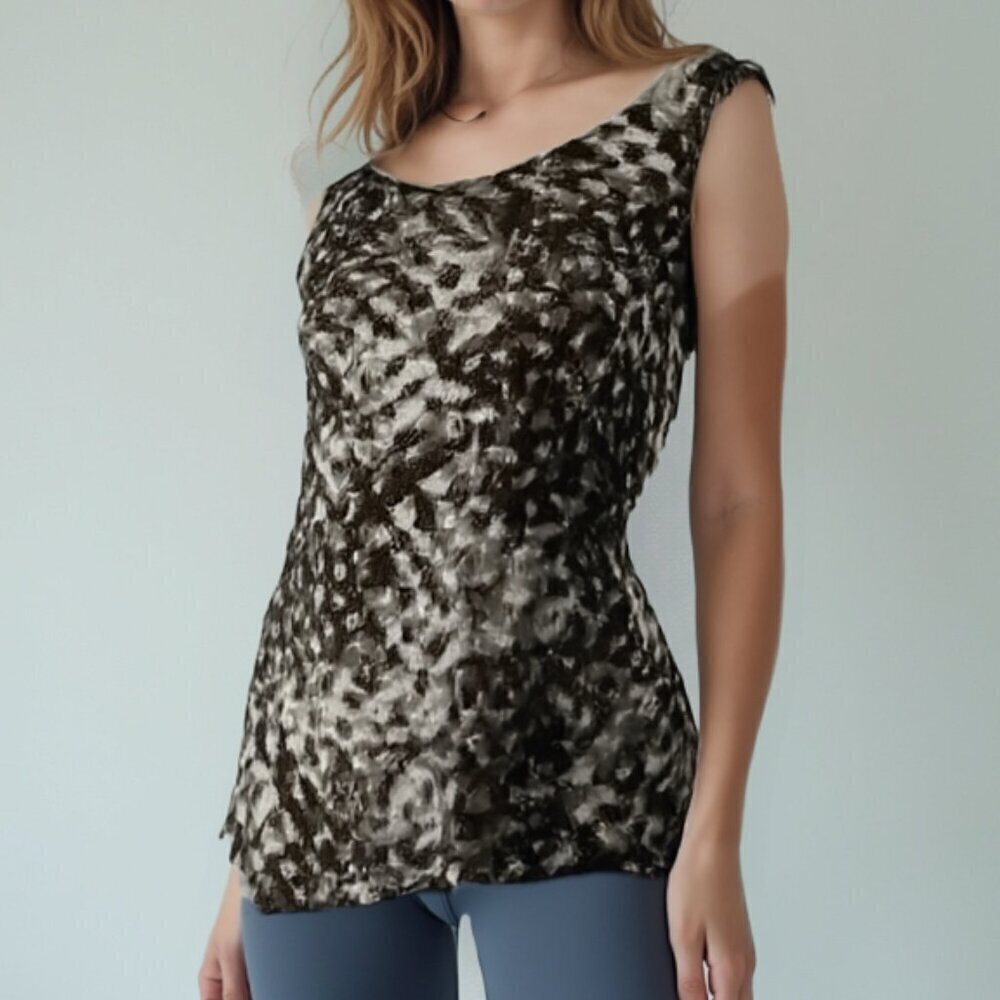 💕NWT Chico’s easywear top pleated XS OR 0